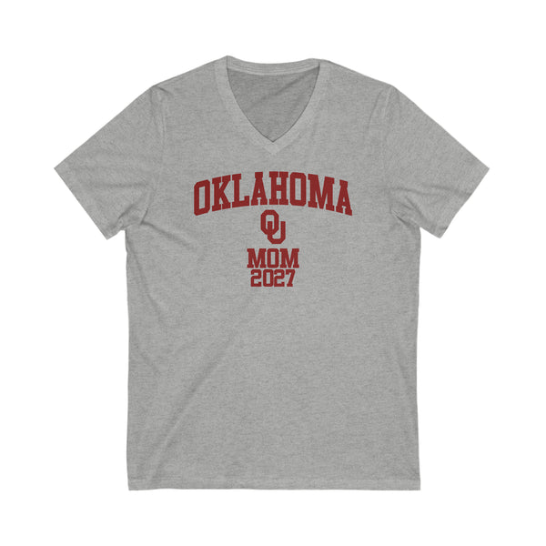 Oklahoma Class of 2027 MOM V-Neck Tee