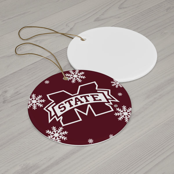 Mississippi State Ceramic Ornaments
