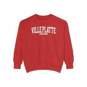 Ville Platte Louisiana Comfort Colors Sweatshirt