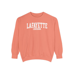 Lafayette Louisiana Comfort Colors Sweatshirt