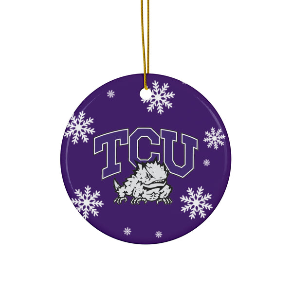 TCU Ceramic Ornaments