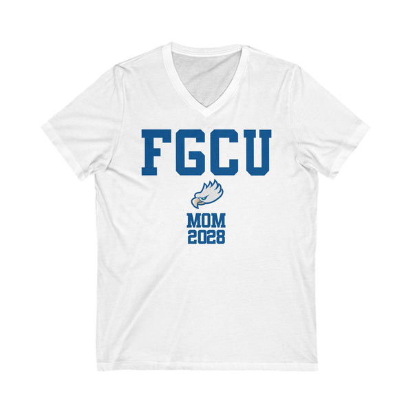 FGCU Class of 2028 MOM V-Neck Tee