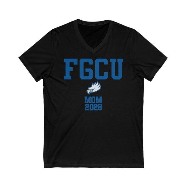 FGCU Class of 2028 MOM V-Neck Tee