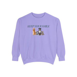 Keep Your Smile Comfort Colors Sweatshirt