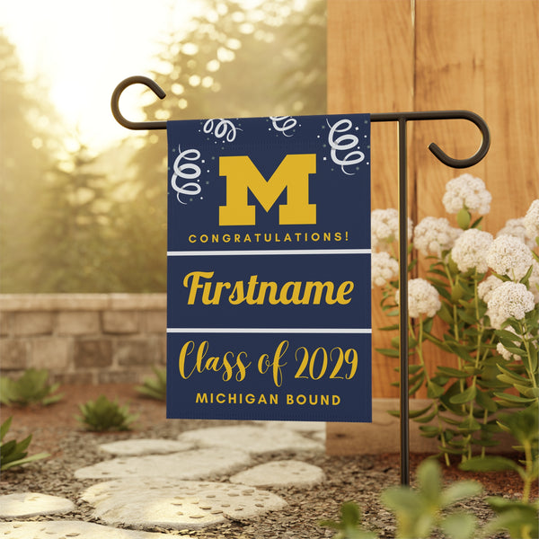 Personalized Michigan 2029 Yard Flag