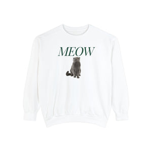 Meow Cat Comfort Colors Sweatshirt