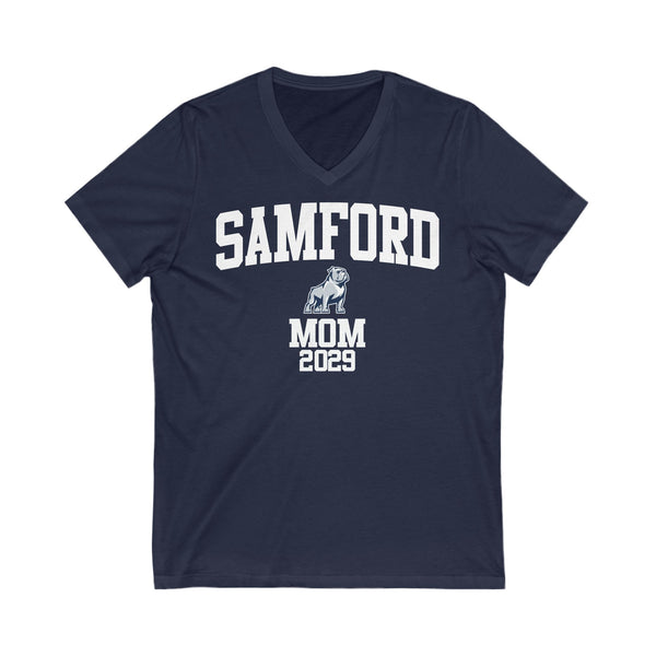 Samford 2029 MOM V-Neck Tee