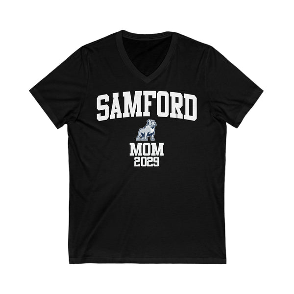 Samford 2029 MOM V-Neck Tee