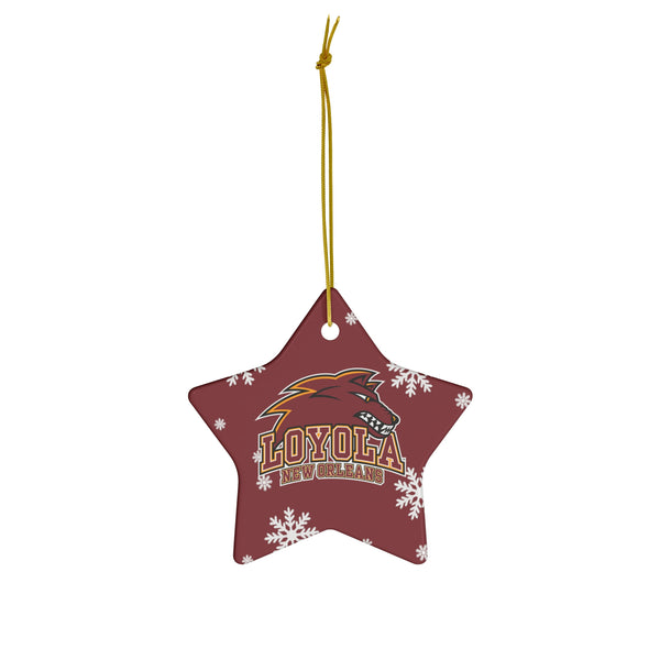 Loyola New Orleans Ceramic Ornaments