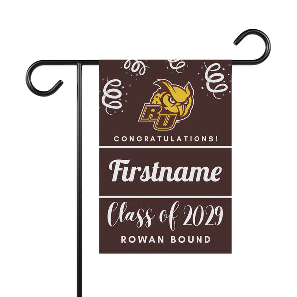 Personalized Rowan 2029 Yard Flag