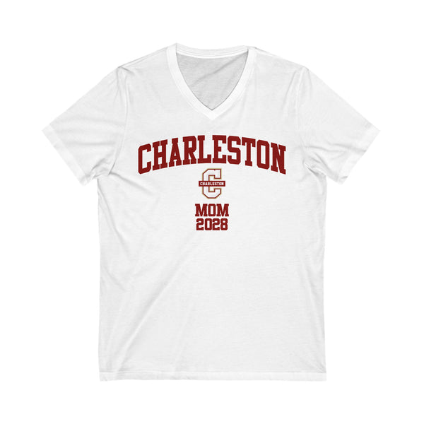 Charleston Class of 2028 MOM V-Neck Tee