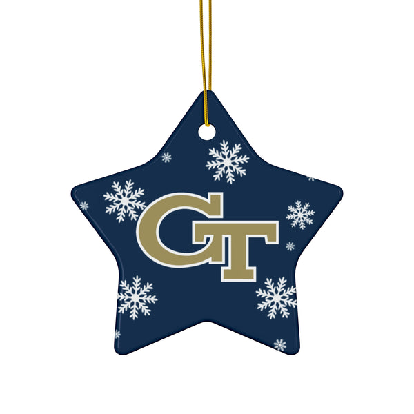 Georgia Tech Ceramic Ornaments