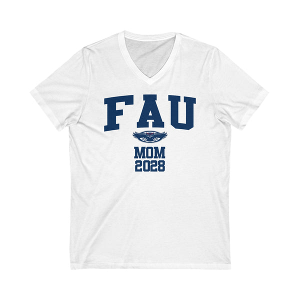 FAU Class of 2028 MOM V-Neck Tee