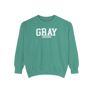 Gray Louisiana Comfort Colors Sweatshirt