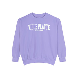 Ville Platte Louisiana Comfort Colors Sweatshirt