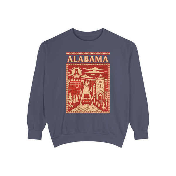 Alabama Vibes Comfort Colors Sweatshirt
