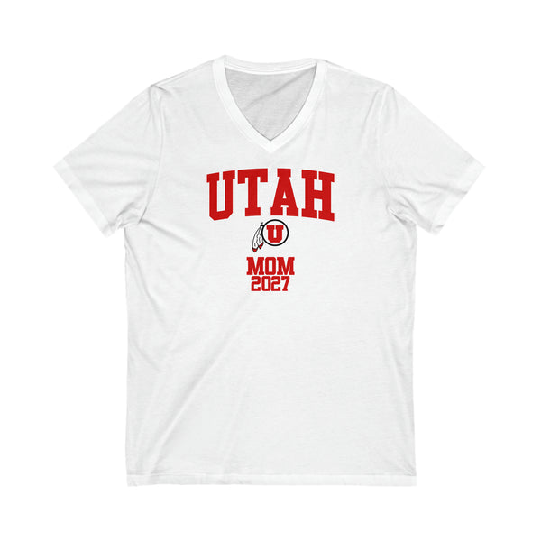 Utah Class of 2027 MOM V-Neck Tee