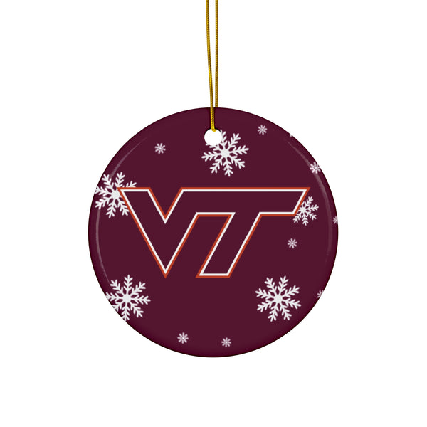 Virginia Tech Ceramic Ornaments