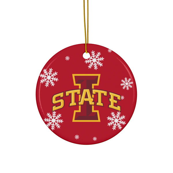 Iowa State Ceramic Ornaments