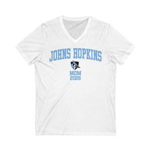 JHU Class of 2028 MOM V-Neck Tee