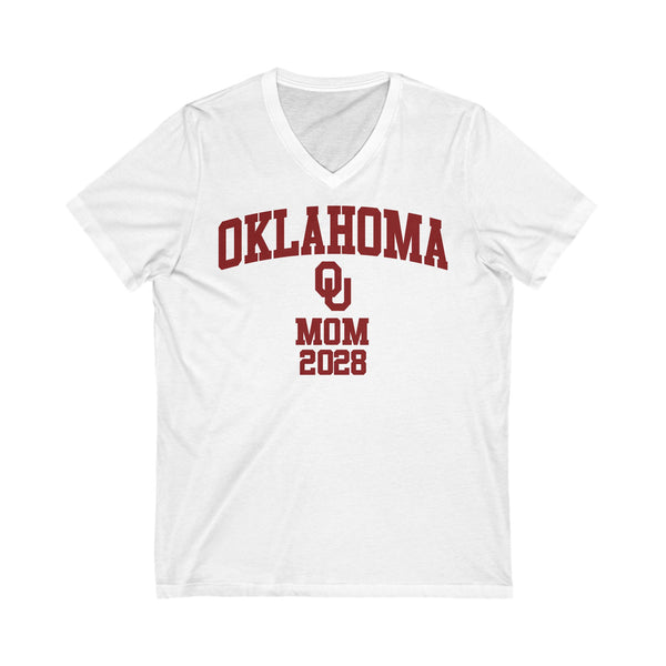 Oklahoma 2028 MOM V-Neck Tee