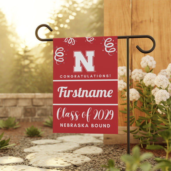 Personalized UNL 2029 Yard Flag