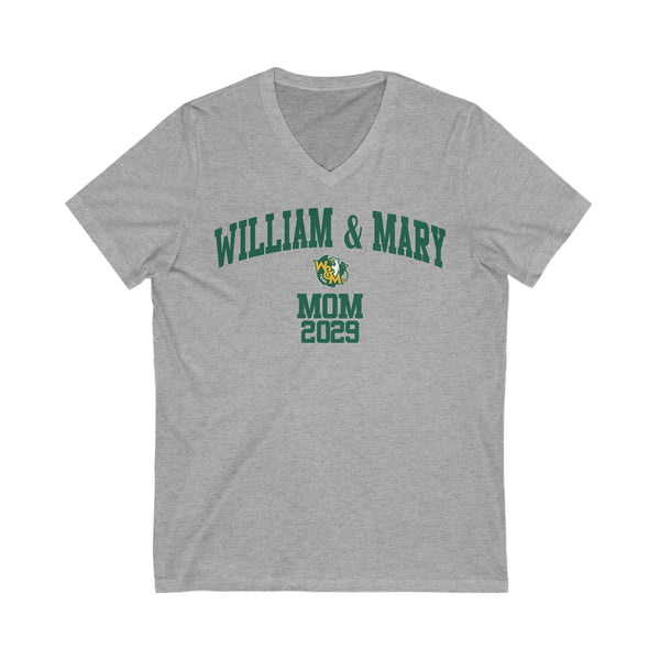 W&M 2029 MOM V-Neck Tee