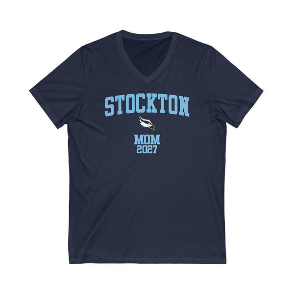 Stockton Class of 2027 MOM V-Neck Tee