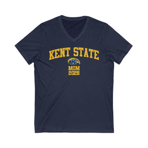 Kent State Class of 2028 MOM V-Neck Tee