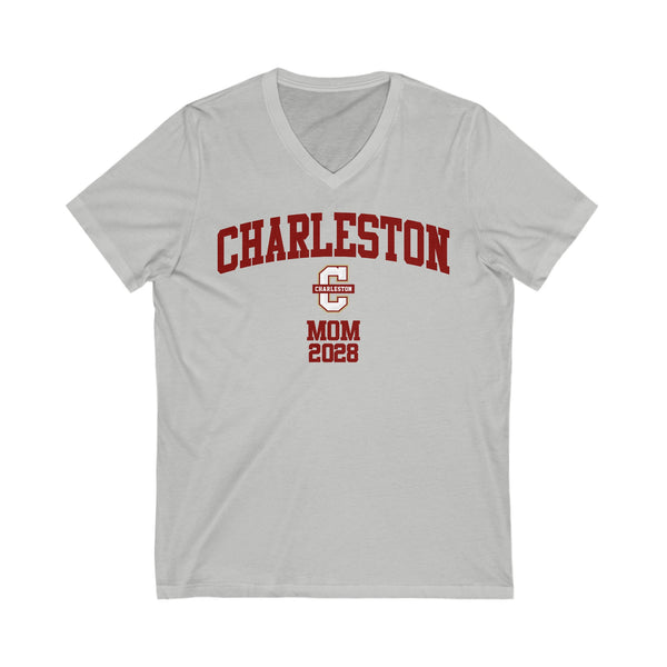 Charleston Class of 2028 MOM V-Neck Tee
