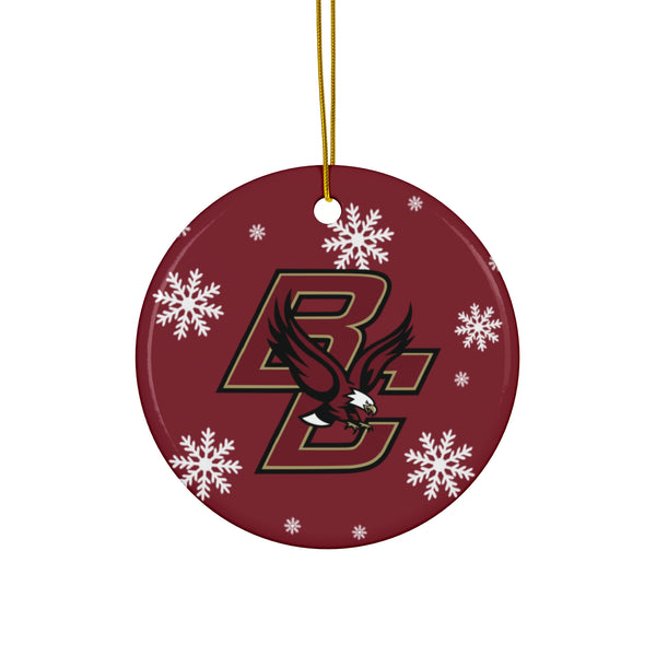 Boston College Christmas Ceramic Ornaments