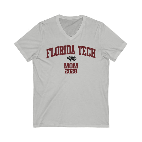 Florida Tech Class of 2028 MOM V-Neck Tee
