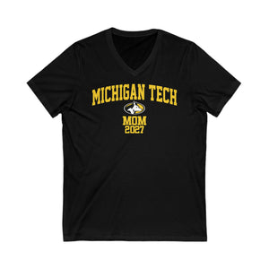 Michigan Tech Class of 2027 MOM V-Neck Tee
