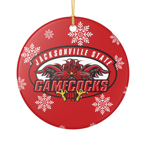 Jacksonville State Ceramic Ornaments