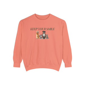 Keep Your Smile Comfort Colors Sweatshirt