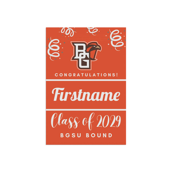 Personalized BGSU 2029 Yard Flag