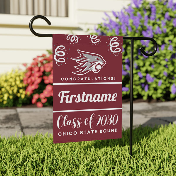 Personalized Chico State 2030 Yard Flag