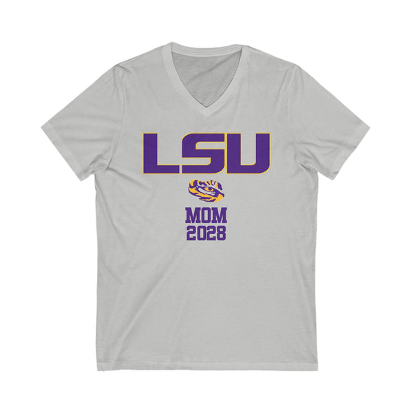 LSU Class of 2028 MOM V-Neck Tee