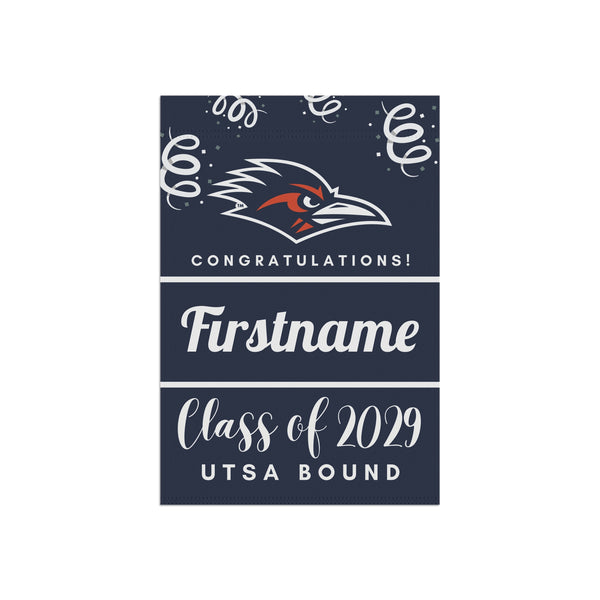 Personalized UTSA 2029 Yard Flag
