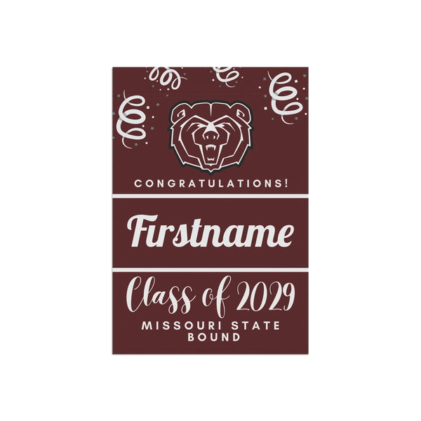Personalized Missouri State 2029 Yard Flag