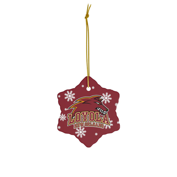 Loyola New Orleans Ceramic Ornaments