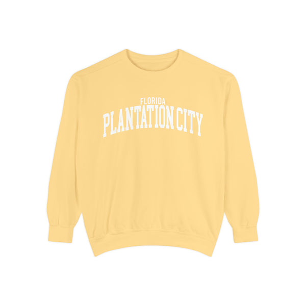 Plantation City Florida Comfort Colors Sweatshirt