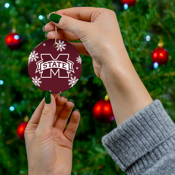 Mississippi State Ceramic Ornaments