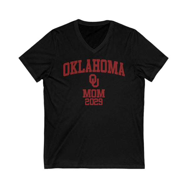 Oklahoma 2029 MOM V-Neck Tee