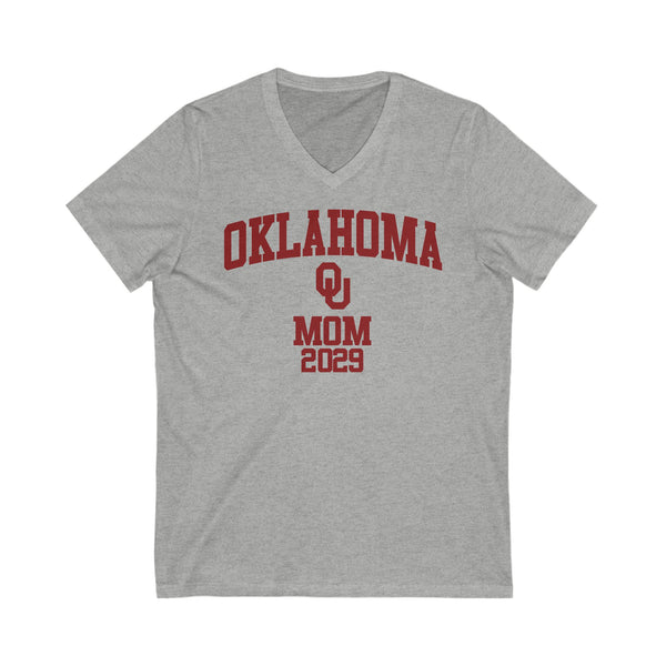 Oklahoma 2029 MOM V-Neck Tee