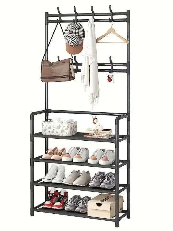 Hanger and Shoe Rack Combo