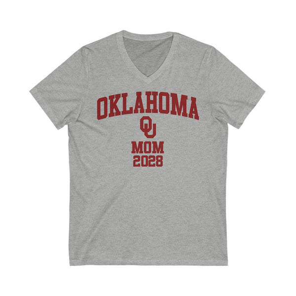 Oklahoma 2028 MOM V-Neck Tee