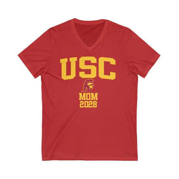 USC 2028 MOM V-Neck Tee