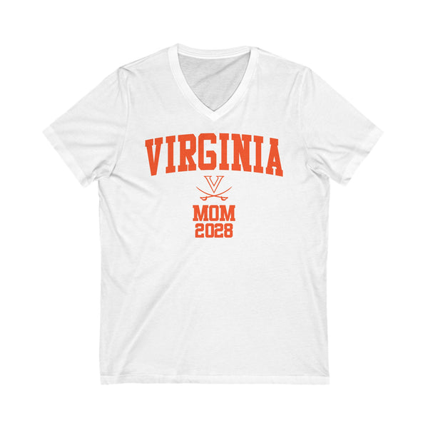 UVA Class of 2028 MOM V-Neck Tee
