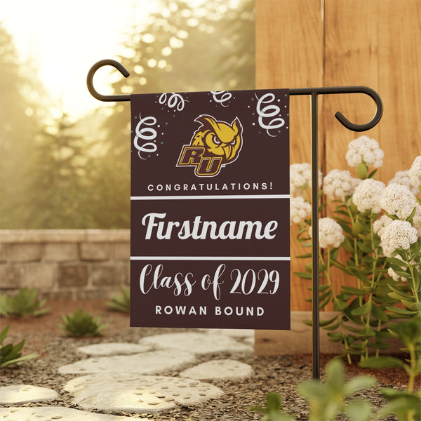 Personalized Rowan 2029 Yard Flag